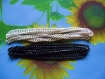 Chaines chaînette / petites chaînes blanc et noir 