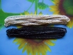 Chaines chaînette / petites chaînes blanc et noir 