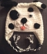 Fait a la commande : bonnet dalmatien ou chien pour bébé ou enfant