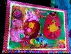 Joyeuses pâques - carte de vœux double-reproduction d'un de mes création artistique 