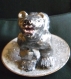 Statuette ours polaire argile,pièce originale. cadeaux très décoratif et chaque pièce étant réalisée à la main.pièce unique 