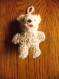 Porte-clés en crochet animaux-oursons 