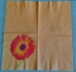 Lot de 10 serviettes en papier motif "fleurs" 33 cm x 33 cm 3 plis 