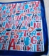 Lot de 5 serviettes papier motif alphabet 33 cm x 33 cm 3 plis 