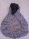 Couverture ou cape de portage personnalisable porte-bébé kangourou microfibre doublée polaire avec poche 