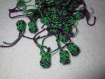 Perle boutons aakads de fil réalisés à partir de fil de soie végétale 