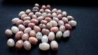 20 perles de baril pierre naturelle 8 * 10mm rhodonite a2021 