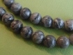 Perle en ceramique 8 mm, vendu à l'unité 