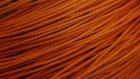Cordon coton ciré - orange - 