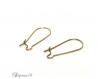 50 dormeuses 24x11mm bronze boucles d’oreilles attache pendentif breloque perle m01532 