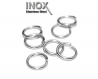 20 anneaux inoxydable 10mm de jonction ouvert inox 1.2mm lot m01723 
