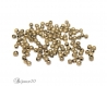 200 perles intercalaire 2mm ronde métal bronze lot m01031 