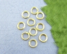 100 anneaux doré 5mm 0.7mm de jonction ouvert lot m01715 