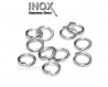 50 anneaux inoxydable 6mm de jonction ouvert inox 1.0mm lot m01709 