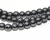 100 perles hématite 6mm noire ronde shamballa lot m00804 