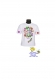 Tee-shirt enfant motif fleur personnalisable réf 129 