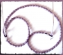 Cordon collier lunettes perles violet gris bijou fantaisie 