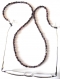 Cordon à lunettes perles de verre marron brun * fait main en france 