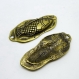 2 breloques en bronze, poissons 70mmx33mma7394 