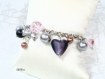Bracelet romantique en perles et coeurs *br822 