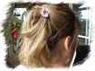 Bijou de cheveux headband fleur fimo *d150