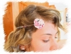 Bijou de cheveux headband fleur fimo *d150