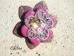 Bague creation pate polymere reglable chloe
