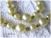 Parure en perles de verre nacrées 'renaissance' celena bo offertes