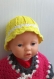 Joli chapeau en fil de coton taille 6 à 12 mois 