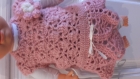 Robe bébé en laine 3 /6 mois 