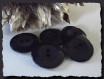 8 boutons neufs * 22 mm 2 trous * bleu marine mat & brillant * black button * 2,2 cm 