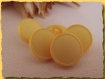 6 boutons jaune * 15 mm 1,5 cm pied queue * yellow button 