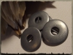 5 boutons métal 18 mm * 1,8 cm grey brown button 