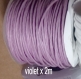 2m fil de fer entourage papier violet 