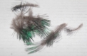 Un lot achete un lot offert40 mini plume naturelle colvert vert irisé 
