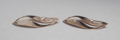 2 pendentif breloque métal doré avec strass 5cm 