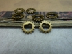 30 breloques en engrenage en bronze, dentelées, montres mécaniques noyau 12mm c8275 