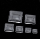 X10 , verre carré , 25mm * 25 mm , pierres de pédalier , pierres de verre , pierres précieuses temps de patch, 