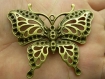 X2 bronze antique 48mm * 60mm papillon c5565 