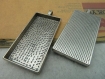 X5 , métal argenté vieilli , à l'extérieur , 27mm * 60mm , autocollants , 24mm * 48mm , base carrée , d330-2 