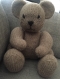 Teddy l'ours en laine tricoté 