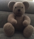 Teddy l'ours en laine tricoté 