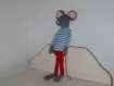 Doudou en laine léon le raton