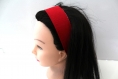 Bandeau cheveux femme graphique rouge et blanc 