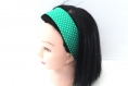 Bandeau cheveux femme vert 