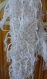 Echarpe en laine chamonix blanche écru 