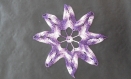 Dessous de verre violet ombré étoile 