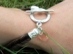 Bracelet en crin de cheval personnalisable, tressage épi de blé fin, perles swarovski véritables 
