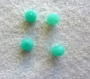 Lot de petite perles acrylique couleur vert eau. 