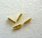 Lot de 4 intercalaires doré avec strass cristal argenté 